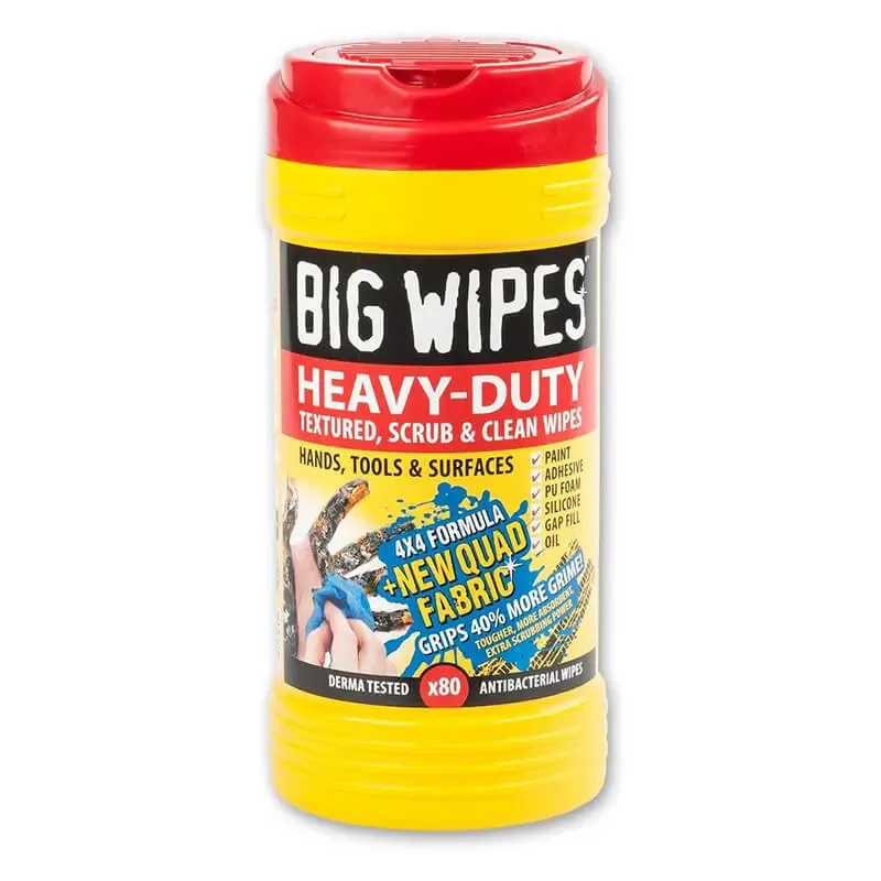 המחיר לגנן ואינו כולל מעמ! מגבונים לידיים BIG WIPES-HEVY DUTY מסיר את הלכלוך העיקש ביותר וצד הסופג את הלכלוך