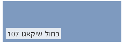כחול שיקאגו 107
