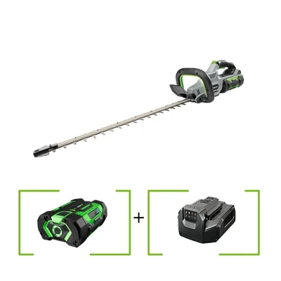 גוזם גדר חיה 61 ס"מ ("24) 56V Brushless + סוללה 2.5Ah +מטען EGO