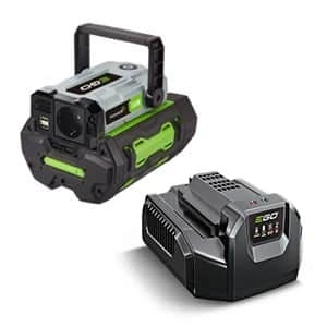 אינוורטר "נקסוס" (ממיר מתח) מ- 56V ל- 240V + סוללה 2.5Ah + מטען EGO