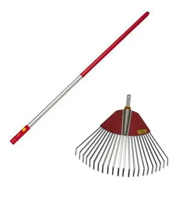 המוצרים בדף זה אינם כוללים מעמ! ומיועדים לגננים של יובלים בלבד מגרפת עלים וולף מחוזקת + ידית